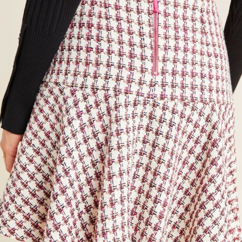 Anthropologie Maeve Bobbie Flounced Mini Skirt 10 - Picture 4 of 4